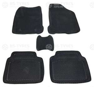 Коврики в салон 3D EVA  Skoda Octavia A7 / Шкода Октавия А 7 2013-2020 черный