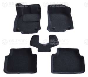 Коврики в салон 3D ворс  Skoda Octavia A7 / Шкода Октавия А 7 2013-2020 серый