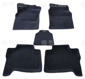 Коврики в салон 3D ворс Toyota Prado / Тойота Прадо 120  2002-2009 темно-серый